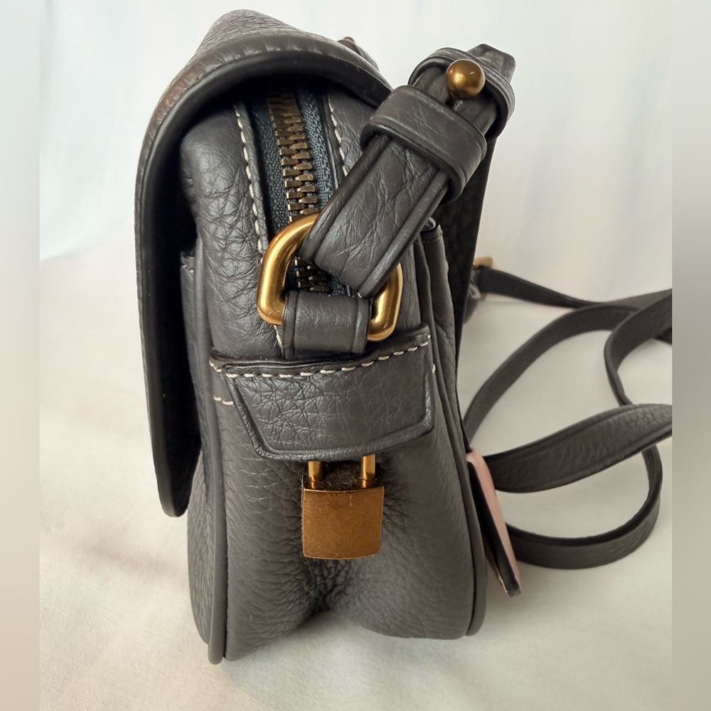 J. Crew Pebbled Leather Crossbody - Picture 2 of 7